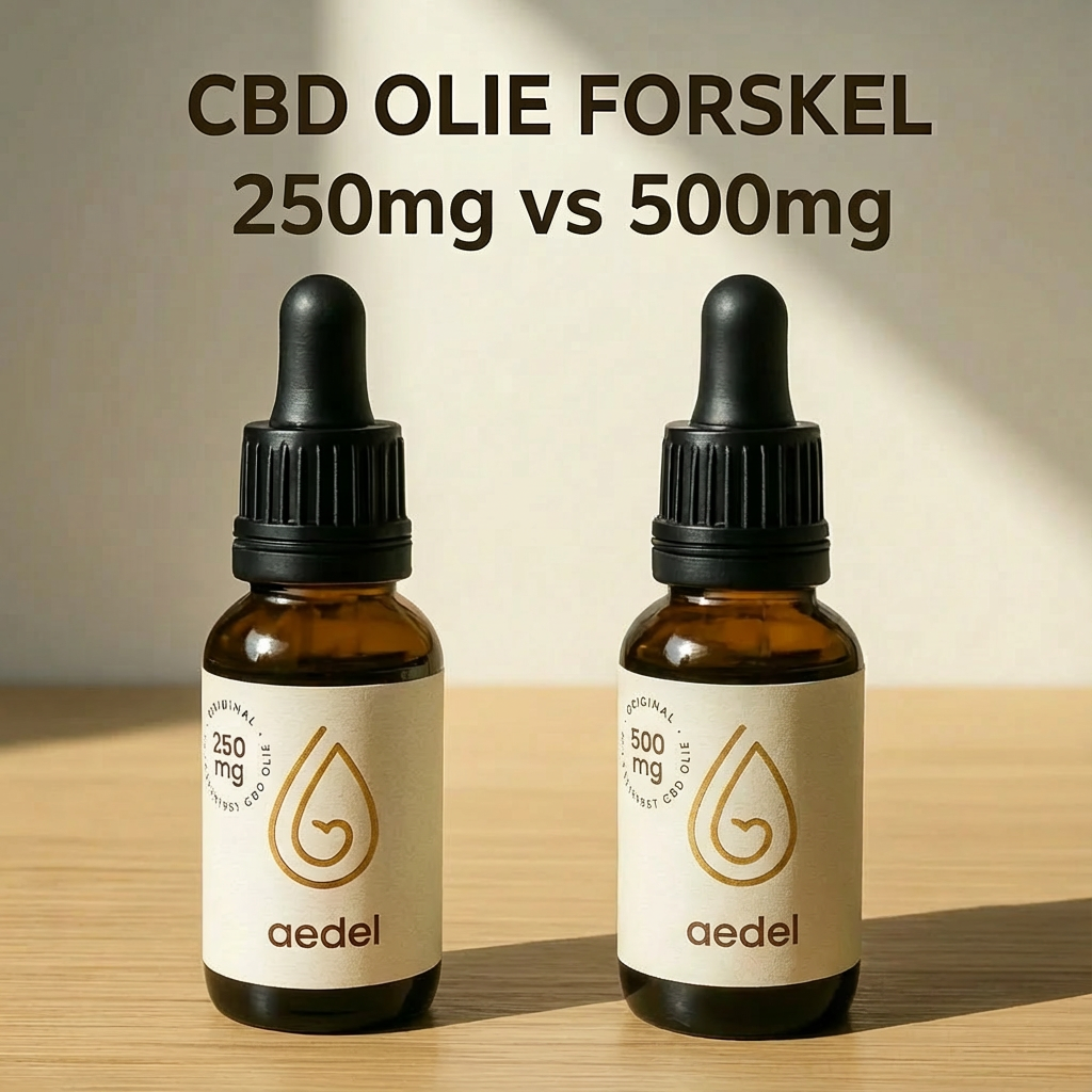 Hvordan vælger jeg CBD olie styrke 250 mg eller 500 mg – en praktisk guide