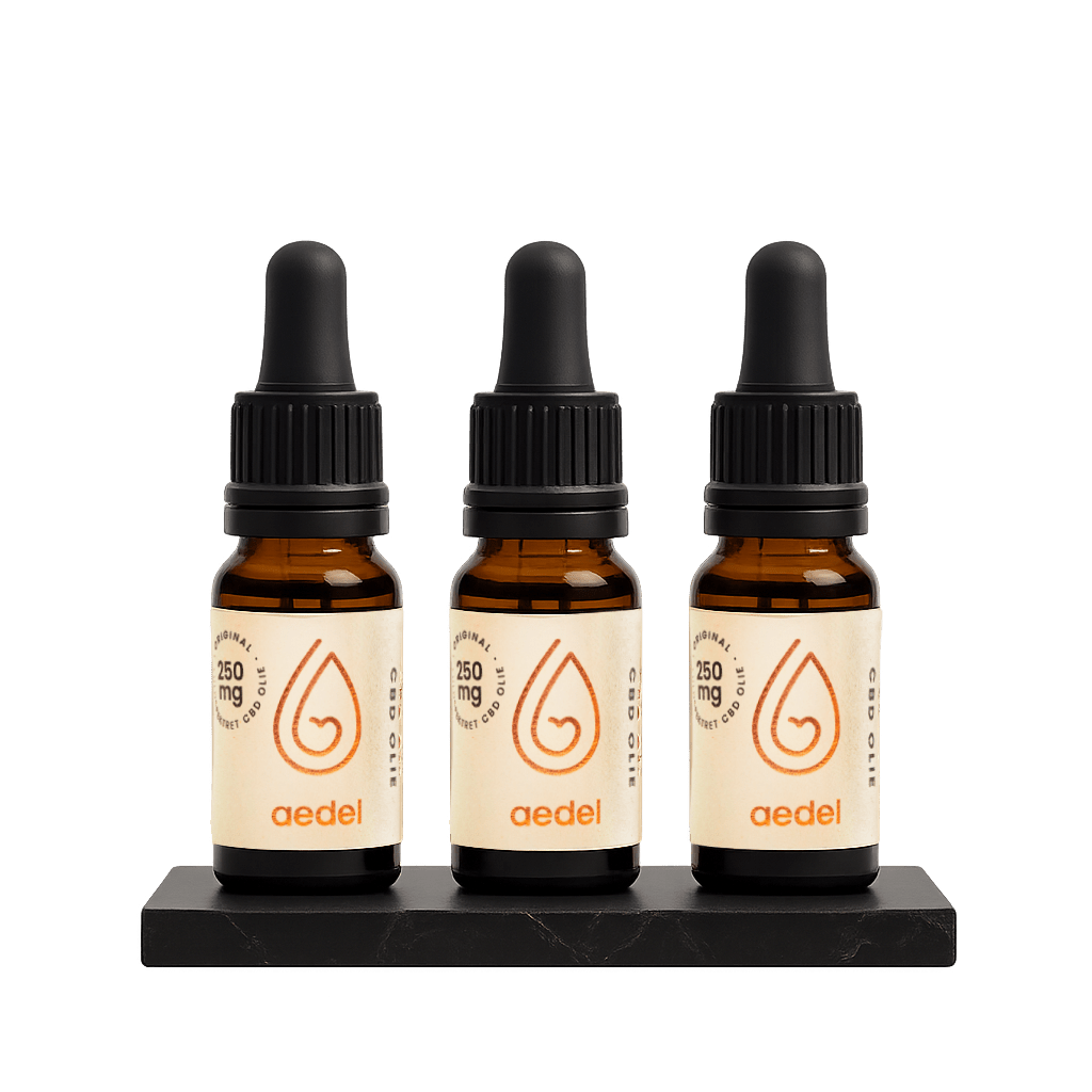 Aedel Spektrum CBD Olie – Trio 250 mg - aedel
