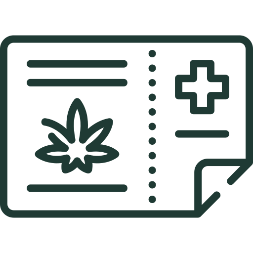 CBD Olie dokumentation og kvalitetssikring ikon – repræsenterer sikkerhed, transparens og tillid hos Aedel.