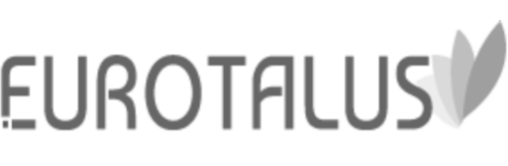 Monokrom Eurotalus logo – EU-økologisk certificering og kontrol af Aedel CBD Olie produktionsstandarder.