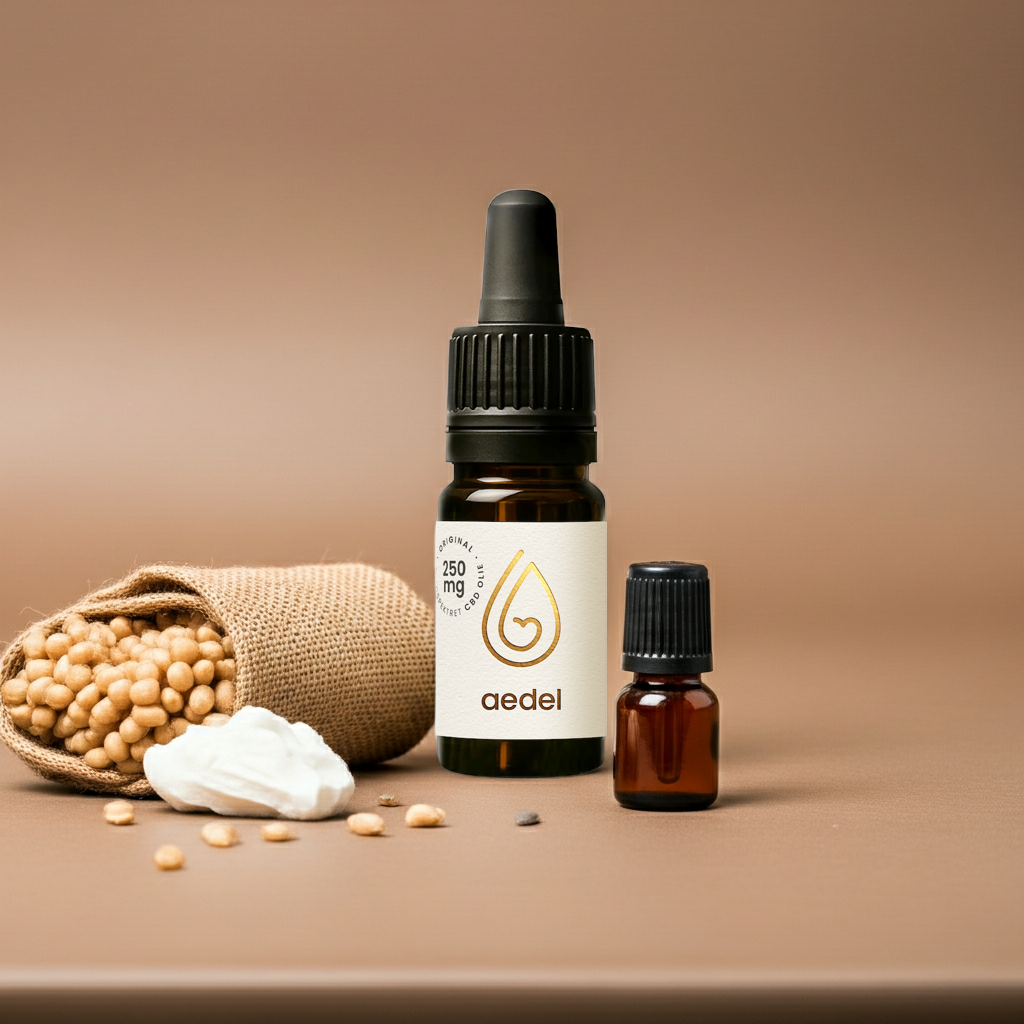 aedel hampeolie 250mg — batch-dokumenteret dansk fuldspektrum