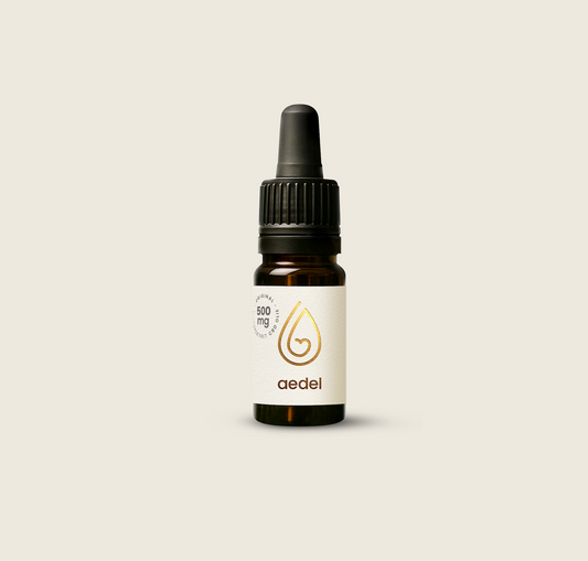 aedel 500mg Solventfri Fuld Spektrum CBD Olie - Kraftig Dansk Kvalitet