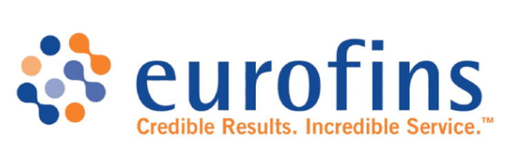 Eurofins logo – certificeret laboratoriepartner for test og analyse af Aedel CBD Olie kvalitet og renhed.